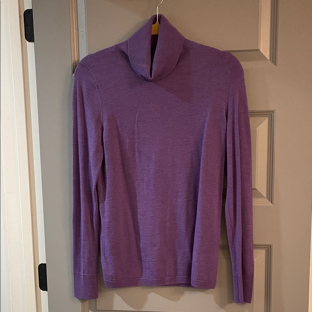 Talbots Lavender Turtle Neck Sweater